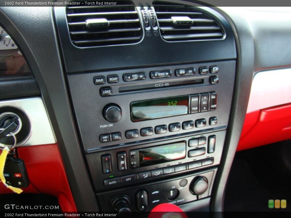 Torch Red Interior Controls for the 2002 Ford Thunderbird Premium Roadster #64742430