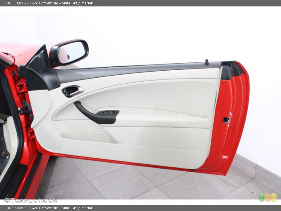 Slate Gray Interior Door Panel for the 2005 Saab 9-3 Arc Convertible #64743714