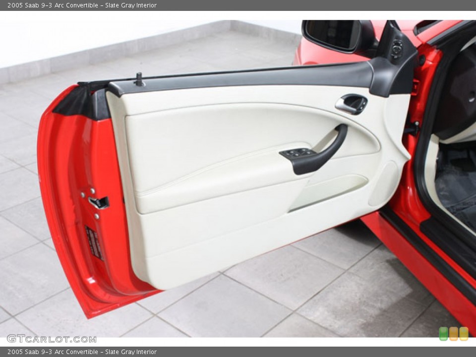 Slate Gray Interior Door Panel for the 2005 Saab 9-3 Arc Convertible #64743720