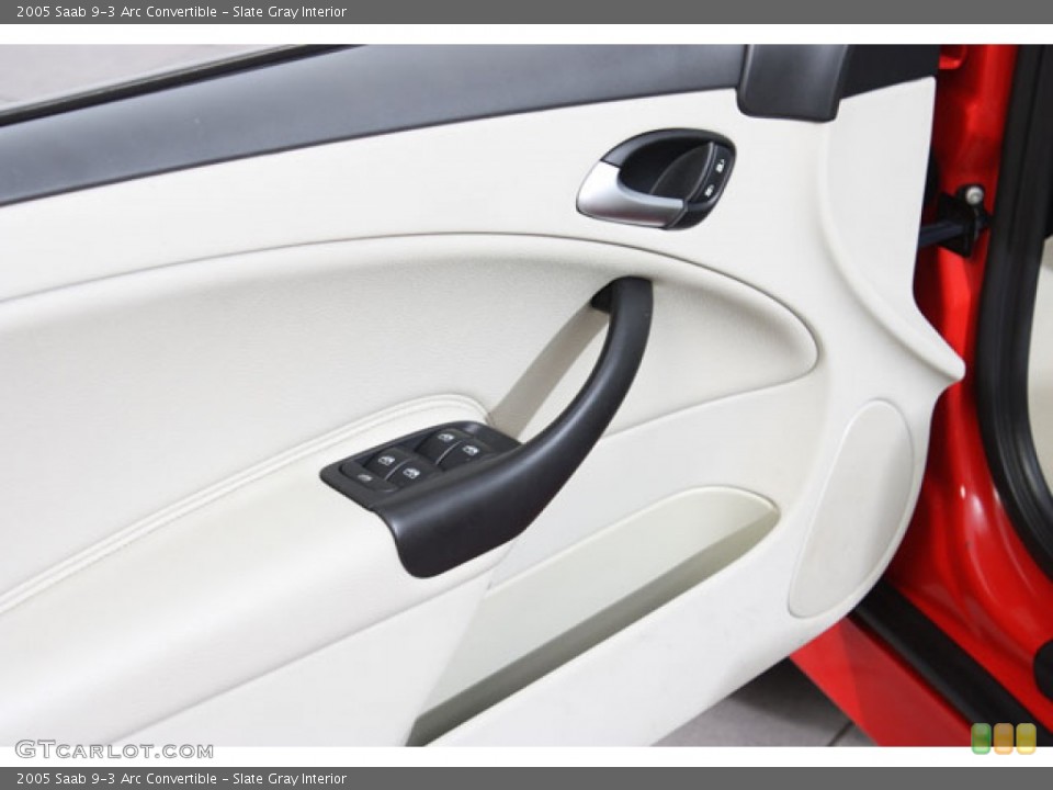 Slate Gray Interior Controls for the 2005 Saab 9-3 Arc Convertible #64743727