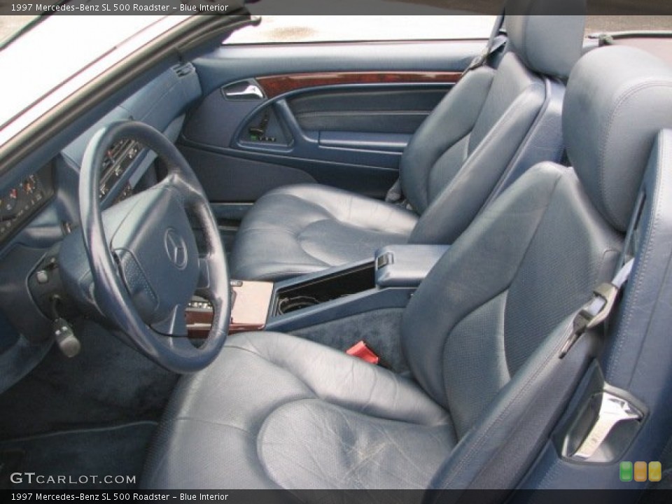 Blue 1997 Mercedes-Benz SL Interiors