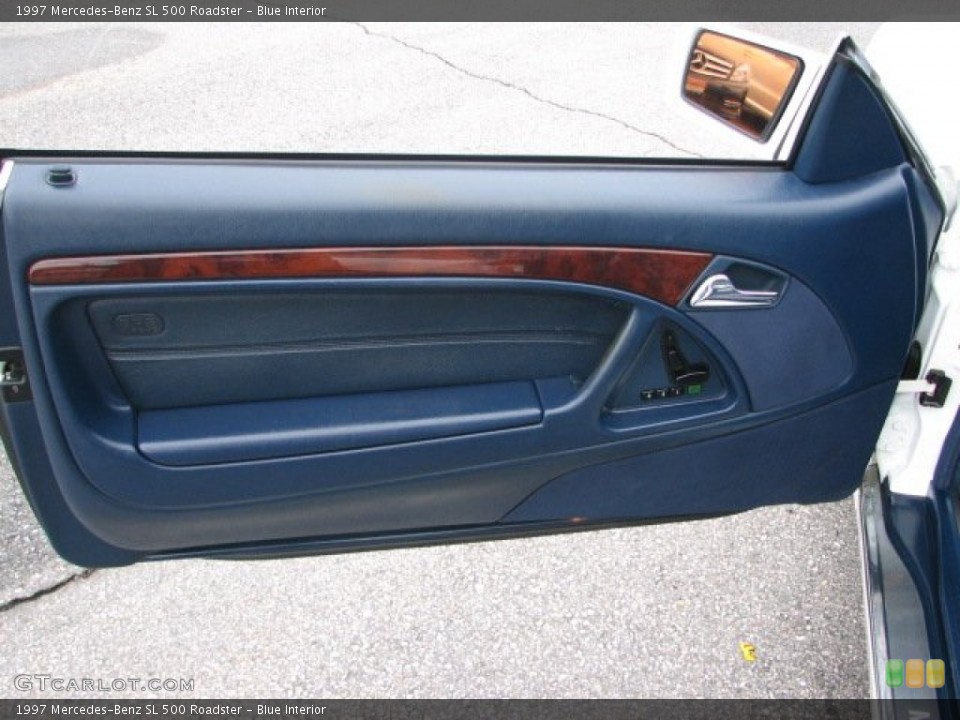 Blue Interior Door Panel for the 1997 Mercedes-Benz SL 500 Roadster #64745109