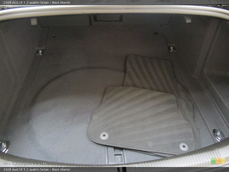 Black Interior Trunk for the 2008 Audi S6 5.2 quattro Sedan #64749567