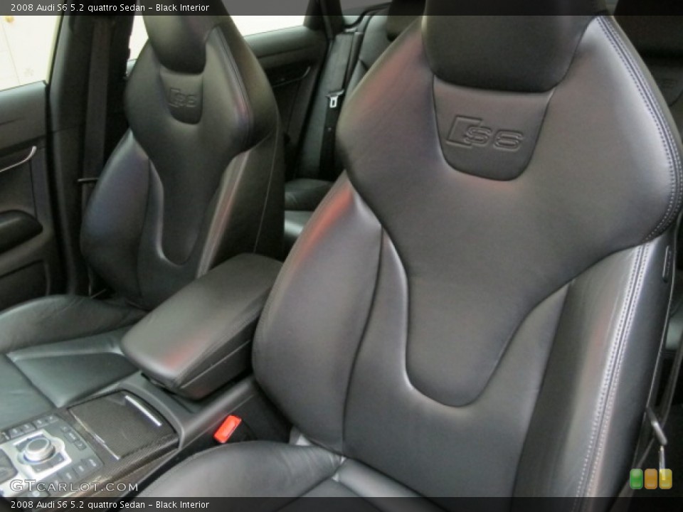 Black Interior Photo for the 2008 Audi S6 5.2 quattro Sedan #64749636