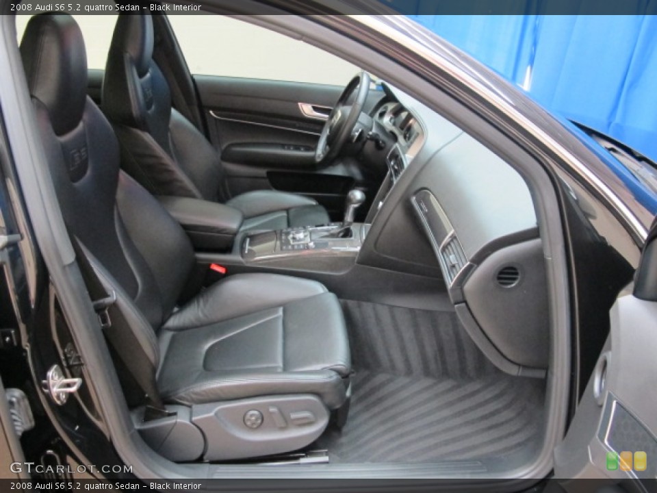Black Interior Photo for the 2008 Audi S6 5.2 quattro Sedan #64749678