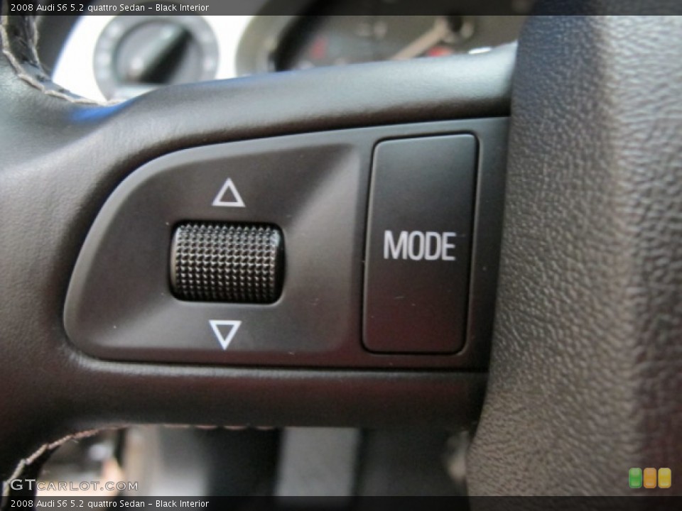 Black Interior Controls for the 2008 Audi S6 5.2 quattro Sedan #64749816