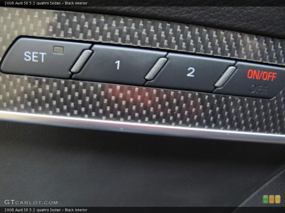Black Interior Controls for the 2008 Audi S6 5.2 quattro Sedan #64749840