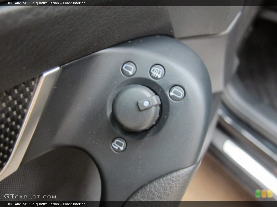 Black Interior Controls for the 2008 Audi S6 5.2 quattro Sedan #64749855