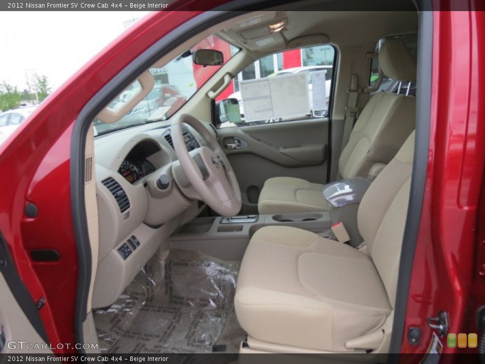 Beige Interior Photo for the 2012 Nissan Frontier SV Crew Cab 4x4 #64751385