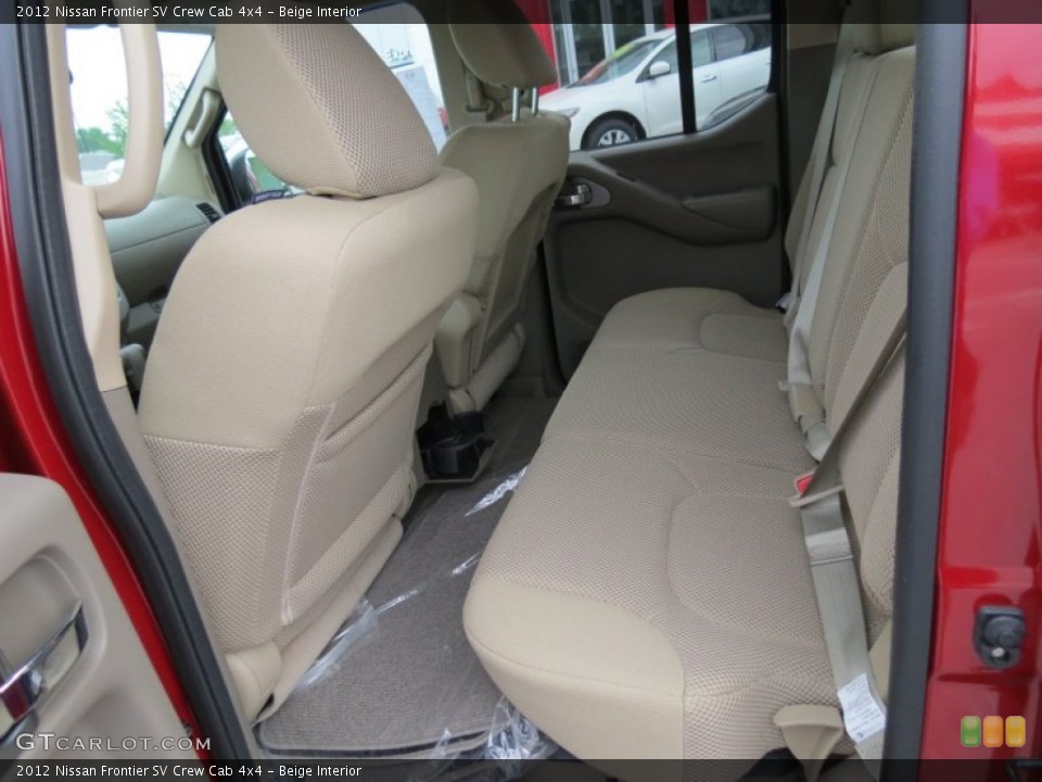 Beige Interior Photo for the 2012 Nissan Frontier SV Crew Cab 4x4 #64751388