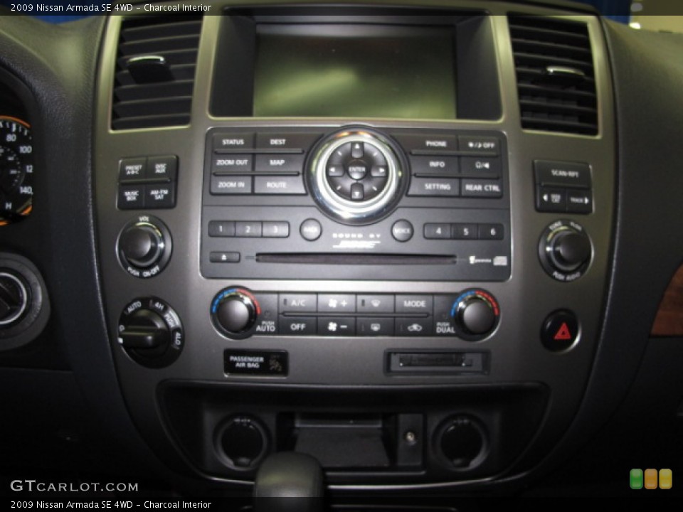 Charcoal Interior Controls for the 2009 Nissan Armada SE 4WD #64752354