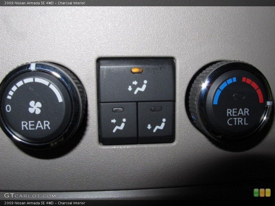 Charcoal Interior Controls for the 2009 Nissan Armada SE 4WD #64752420