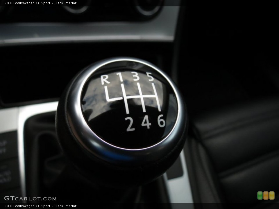 Black Interior Transmission for the 2010 Volkswagen CC Sport #64752564