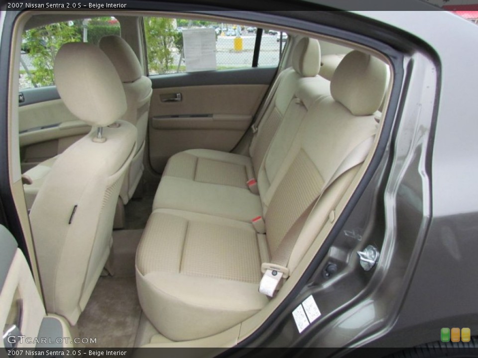 Beige Interior Photo for the 2007 Nissan Sentra 2.0 S #64755561