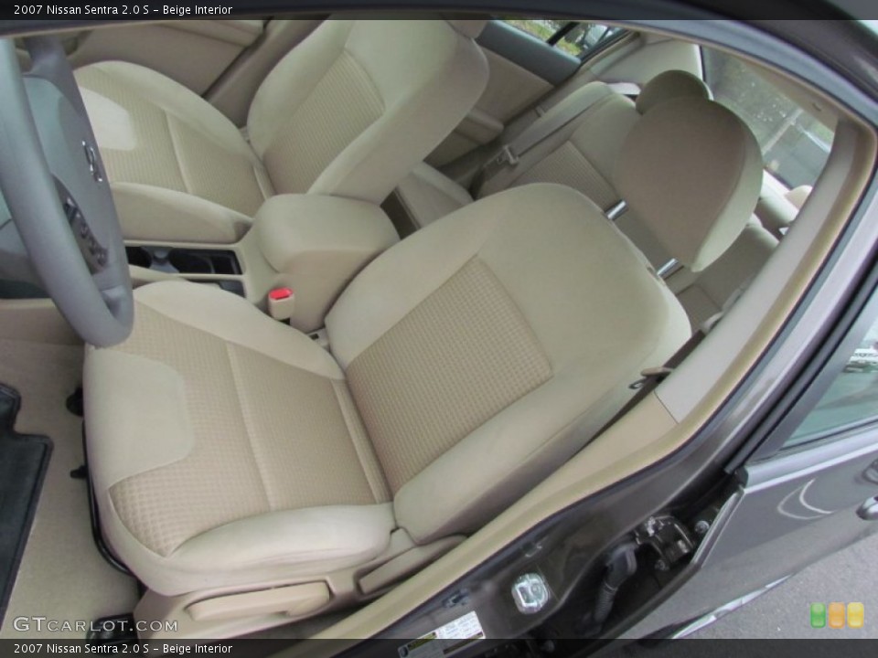 Beige 2007 Nissan Sentra Interiors