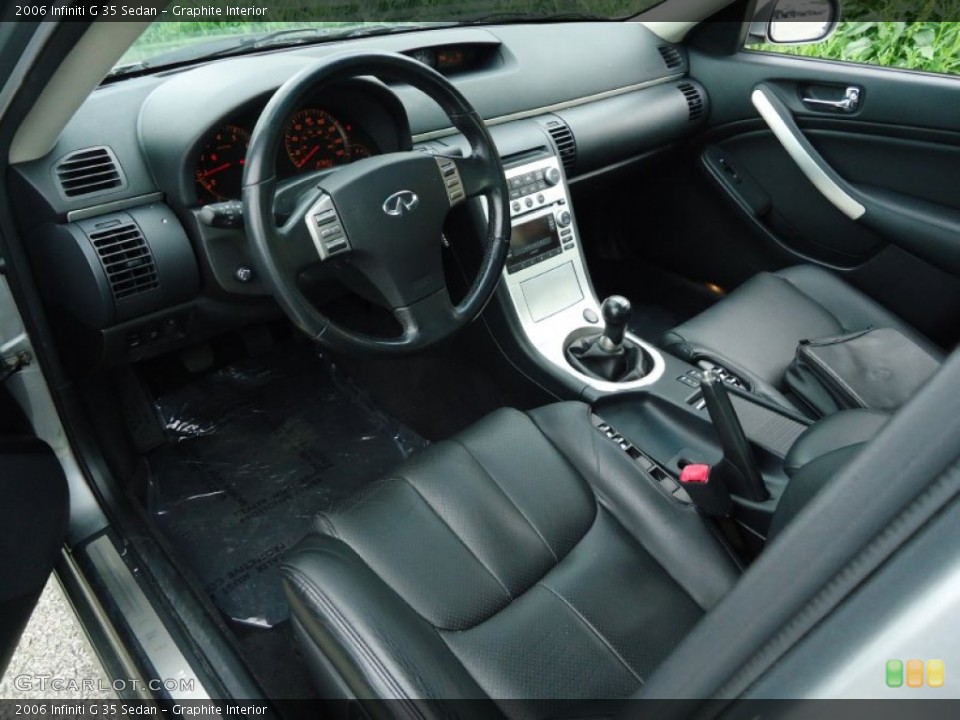 Graphite Interior Photo for the 2006 Infiniti G 35 Sedan #64759828