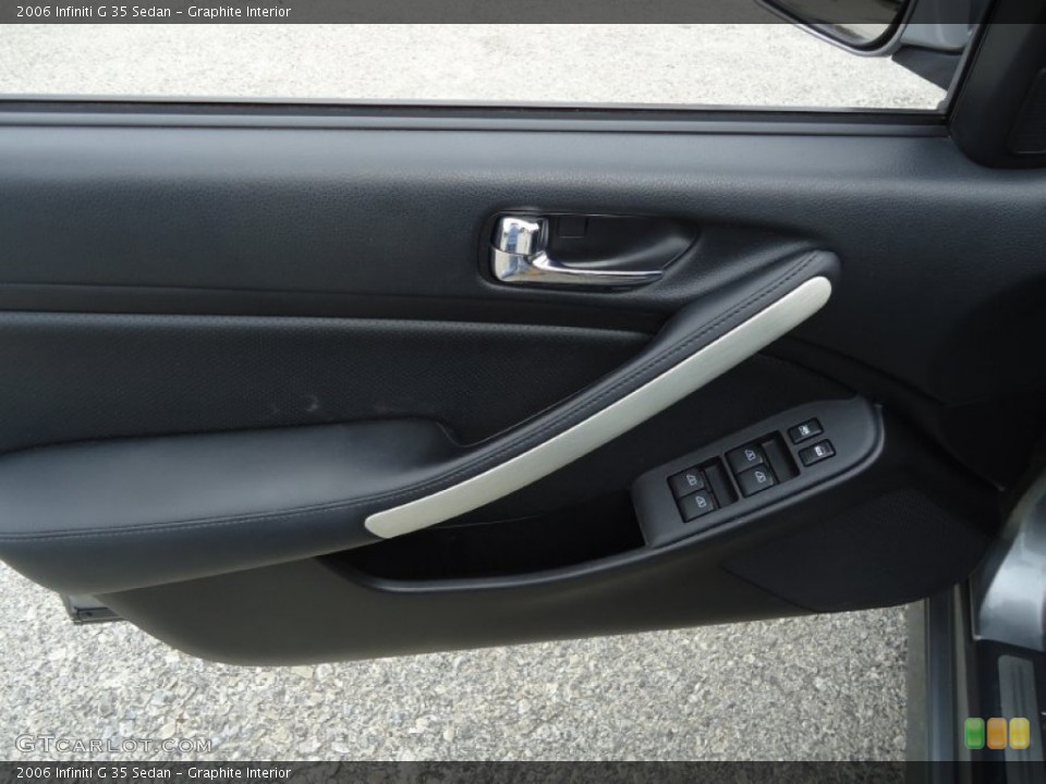 Graphite Interior Door Panel for the 2006 Infiniti G 35 Sedan #64759855