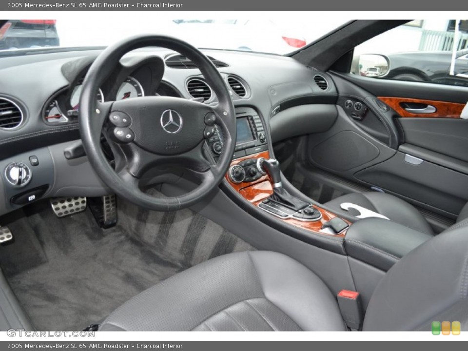 Charcoal Interior Photo for the 2005 Mercedes-Benz SL 65 AMG Roadster #64761957