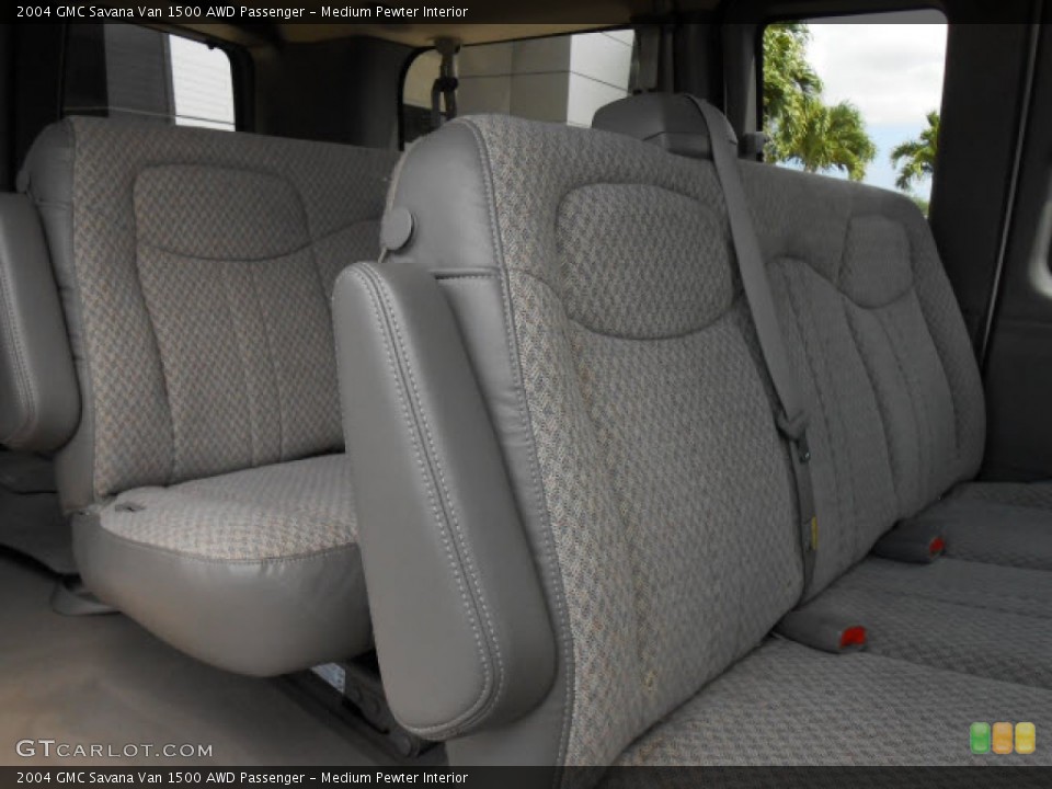 Medium Pewter Interior Rear Seat for the 2004 GMC Savana Van 1500 AWD Passenger #64767985