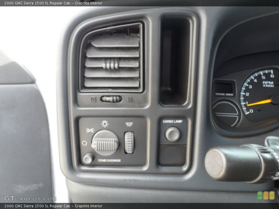 Graphite Interior Controls for the 2000 GMC Sierra 1500 SL Regular Cab #64772763