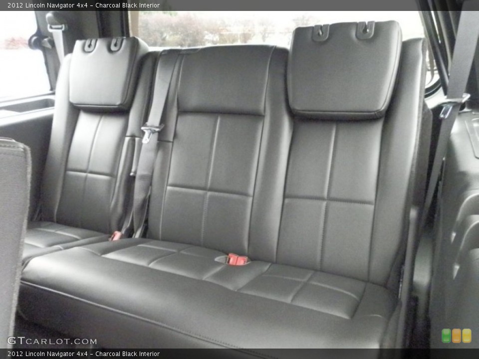 Charcoal Black Interior Rear Seat for the 2012 Lincoln Navigator 4x4 #64778721