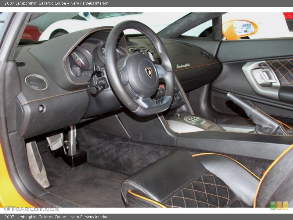 Nero Perseus Interior Photo for the 2007 Lamborghini Gallardo Coupe #64782435