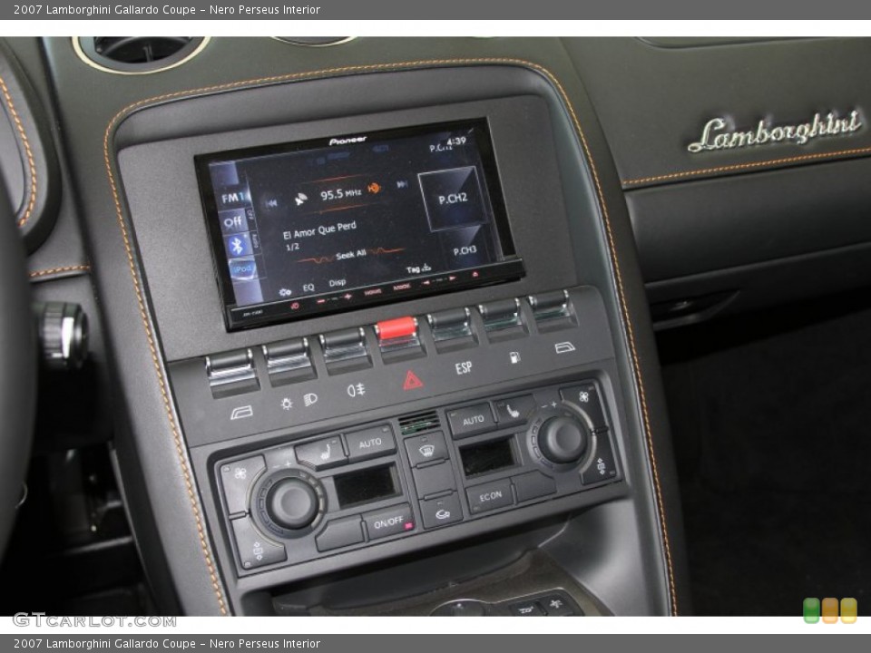Nero Perseus Interior Controls for the 2007 Lamborghini Gallardo Coupe #64782534