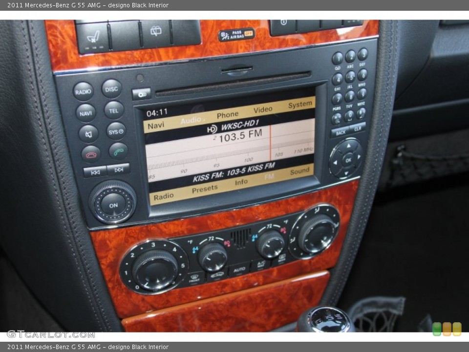 designo Black Interior Controls for the 2011 Mercedes-Benz G 55 AMG #64783080