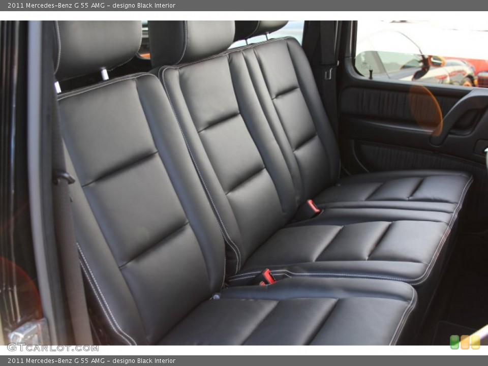 designo Black Interior Rear Seat for the 2011 Mercedes-Benz G 55 AMG #64783245