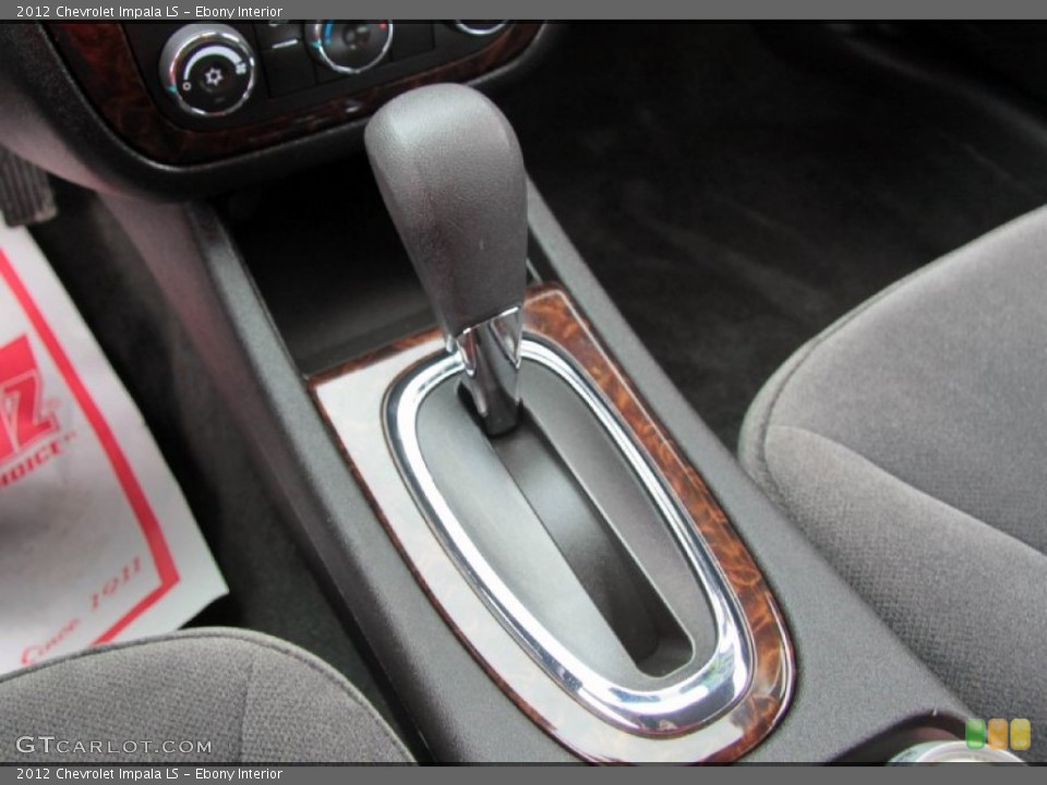 Ebony Interior Transmission for the 2012 Chevrolet Impala LS #64787724