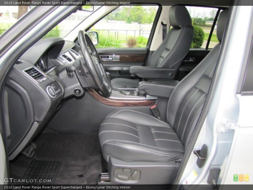 Ebony/Lunar Stitching Interior Photo for the 2010 Land Rover Range Rover Sport Supercharged #64789905