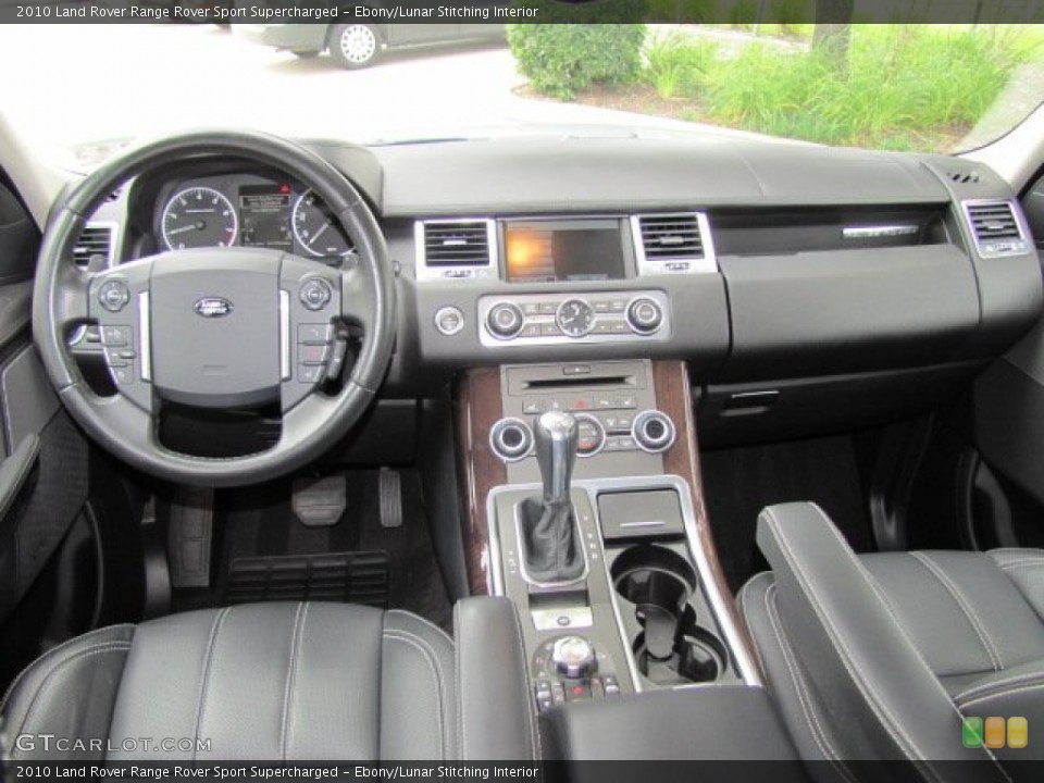 Ebony/Lunar Stitching Interior Dashboard for the 2010 Land Rover Range Rover Sport Supercharged #64789914