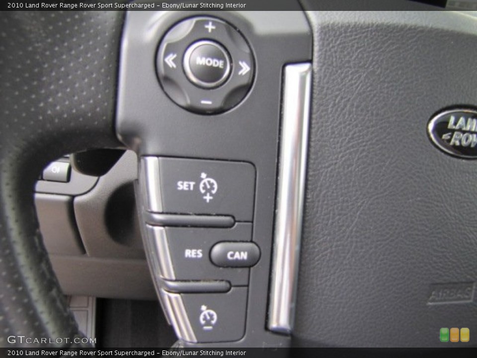 Ebony/Lunar Stitching Interior Controls for the 2010 Land Rover Range Rover Sport Supercharged #64790019