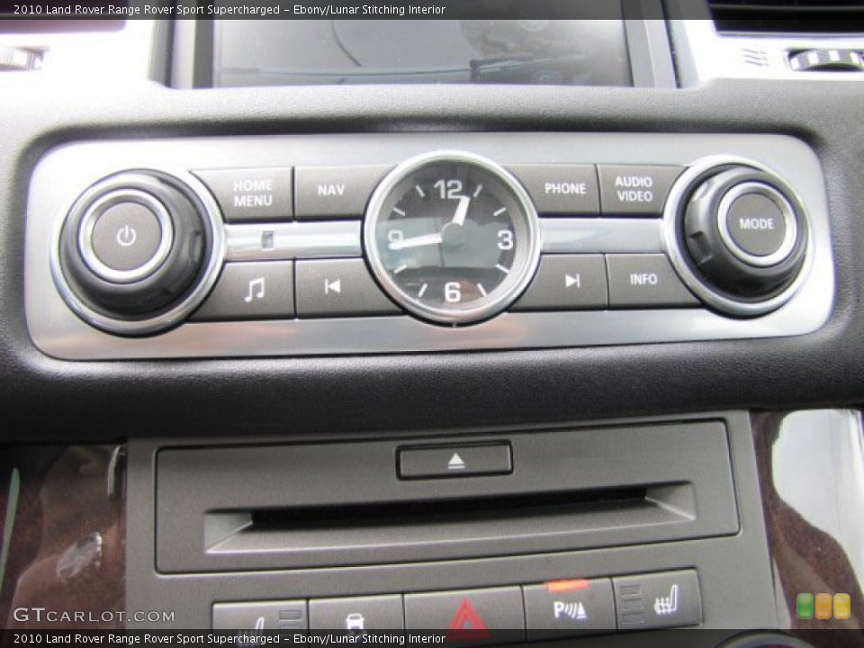 Ebony/Lunar Stitching Interior Controls for the 2010 Land Rover Range Rover Sport Supercharged #64790073