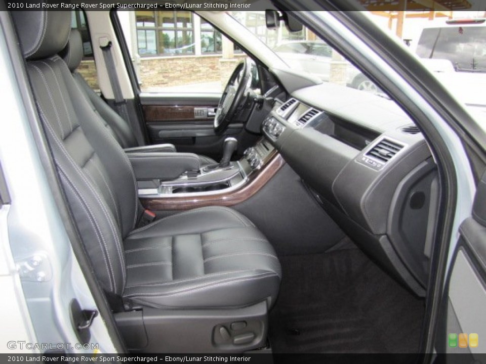 Ebony/Lunar Stitching Interior Photo for the 2010 Land Rover Range Rover Sport Supercharged #64790094