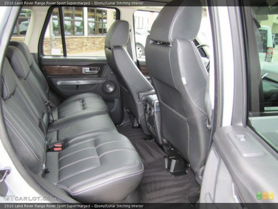 Ebony/Lunar Stitching Interior Rear Seat for the 2010 Land Rover Range Rover Sport Supercharged #64790127