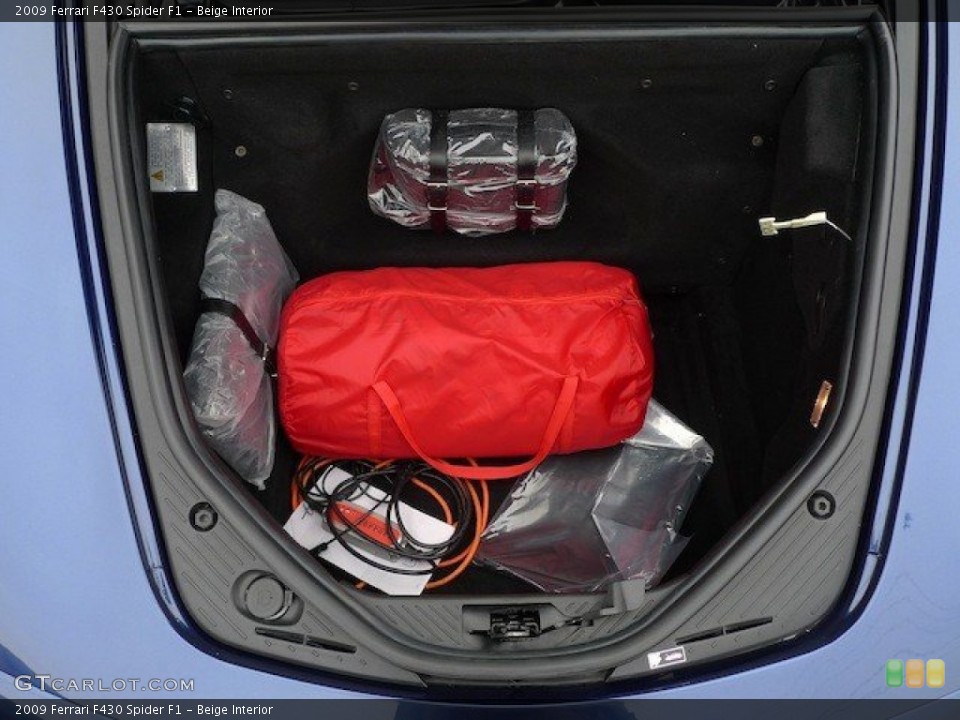 Beige Interior Trunk for the 2009 Ferrari F430 Spider F1 #64792044