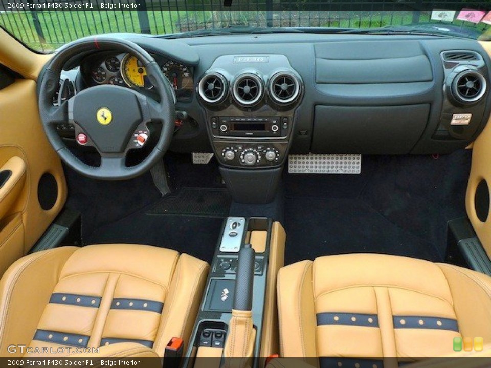 Beige Interior Dashboard for the 2009 Ferrari F430 Spider F1 #64792167