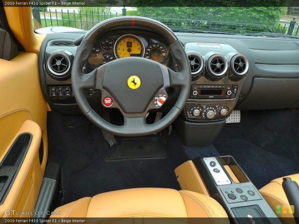 Beige Interior Dashboard for the 2009 Ferrari F430 Spider F1 #64792176