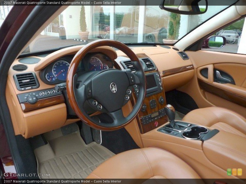 Cuoio Sella 2007 Maserati Quattroporte Interiors