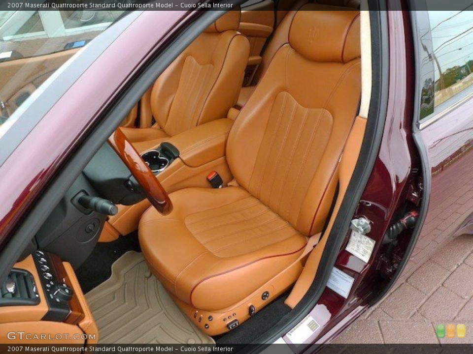 Cuoio Sella Interior Front Seat for the 2007 Maserati Quattroporte  #64792458