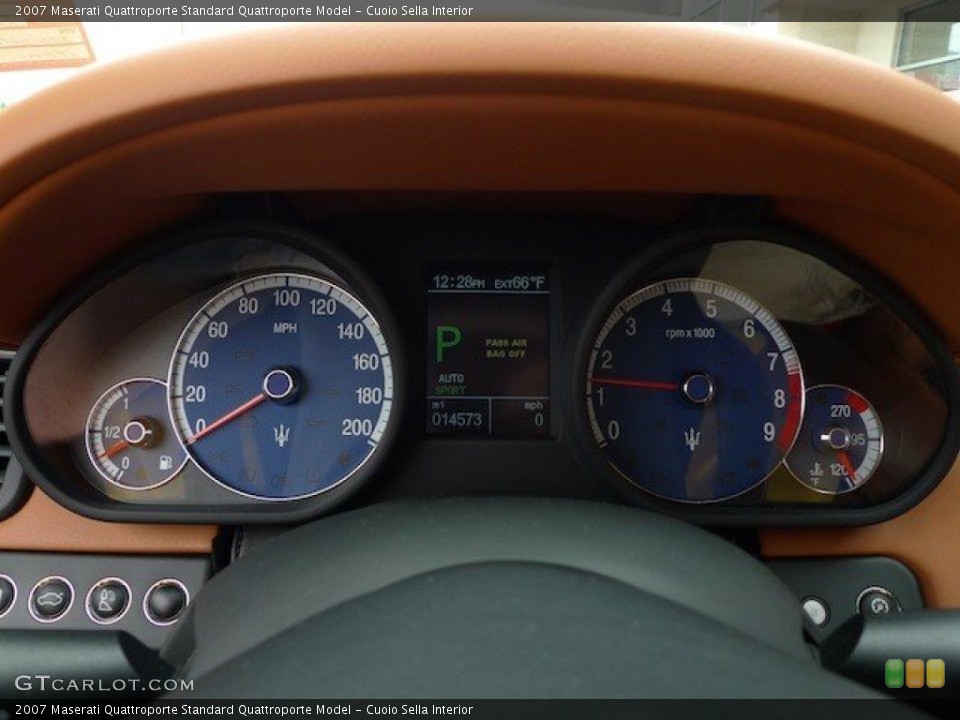 Cuoio Sella Interior Gauges for the 2007 Maserati Quattroporte  #64792497