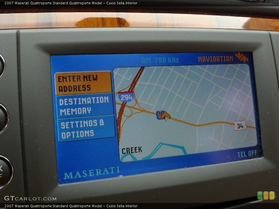 Cuoio Sella Interior Navigation for the 2007 Maserati Quattroporte  #64792533