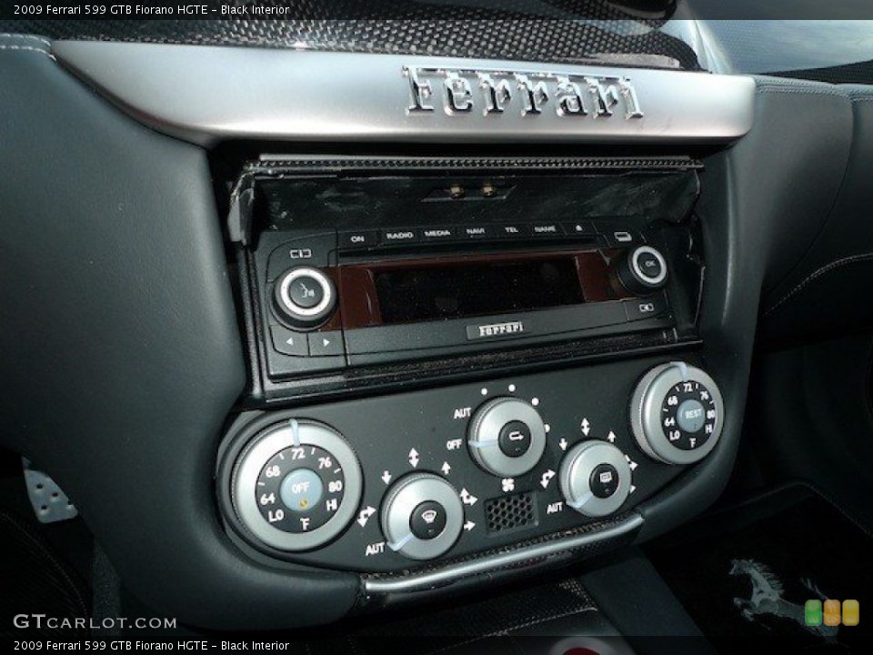 Black Interior Controls for the 2009 Ferrari 599 GTB Fiorano HGTE #64792839