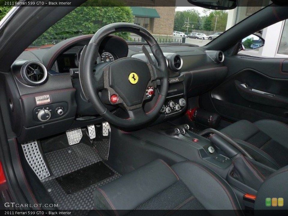 Black Interior Prime Interior for the 2011 Ferrari 599 GTO #64793088