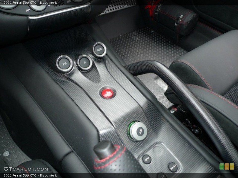 Black Interior Controls for the 2011 Ferrari 599 GTO #64793181