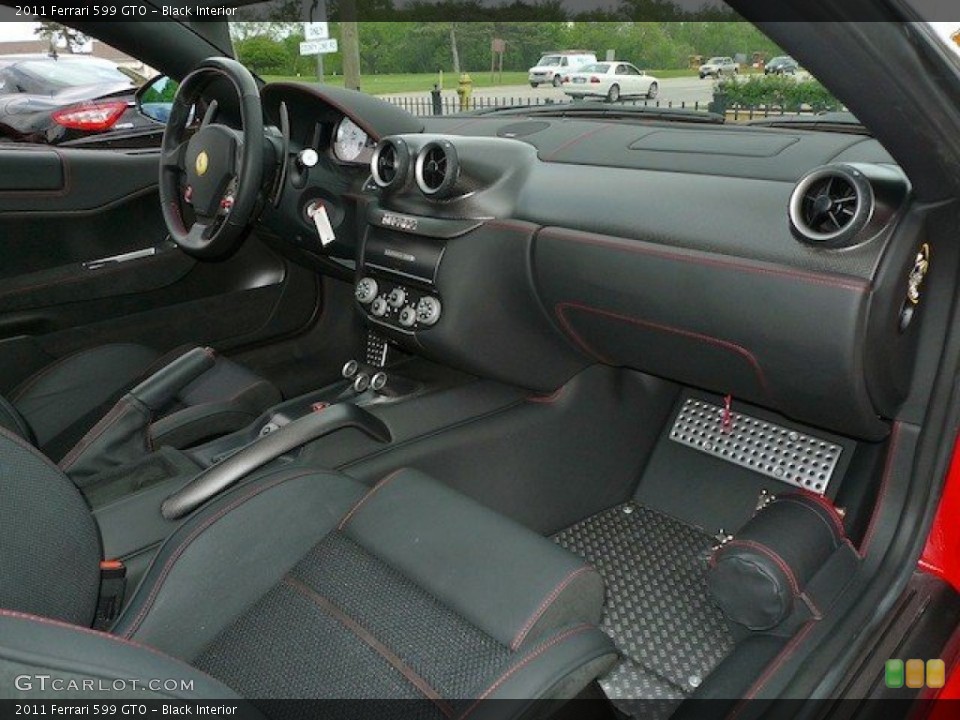 Black Interior Dashboard for the 2011 Ferrari 599 GTO #64793211