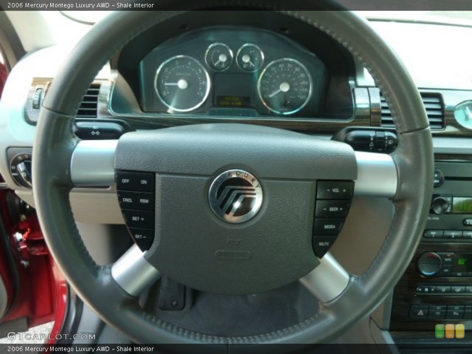 Shale Interior Steering Wheel for the 2006 Mercury Montego Luxury AWD #64794234