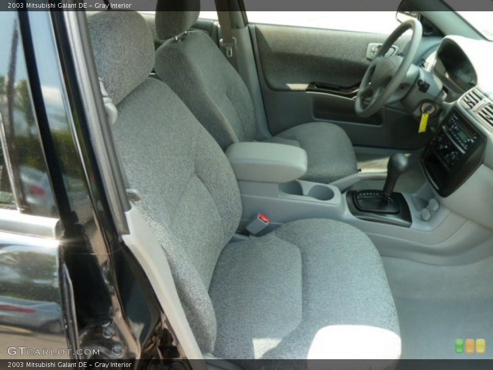Gray Interior Front Seat for the 2003 Mitsubishi Galant DE #64795852