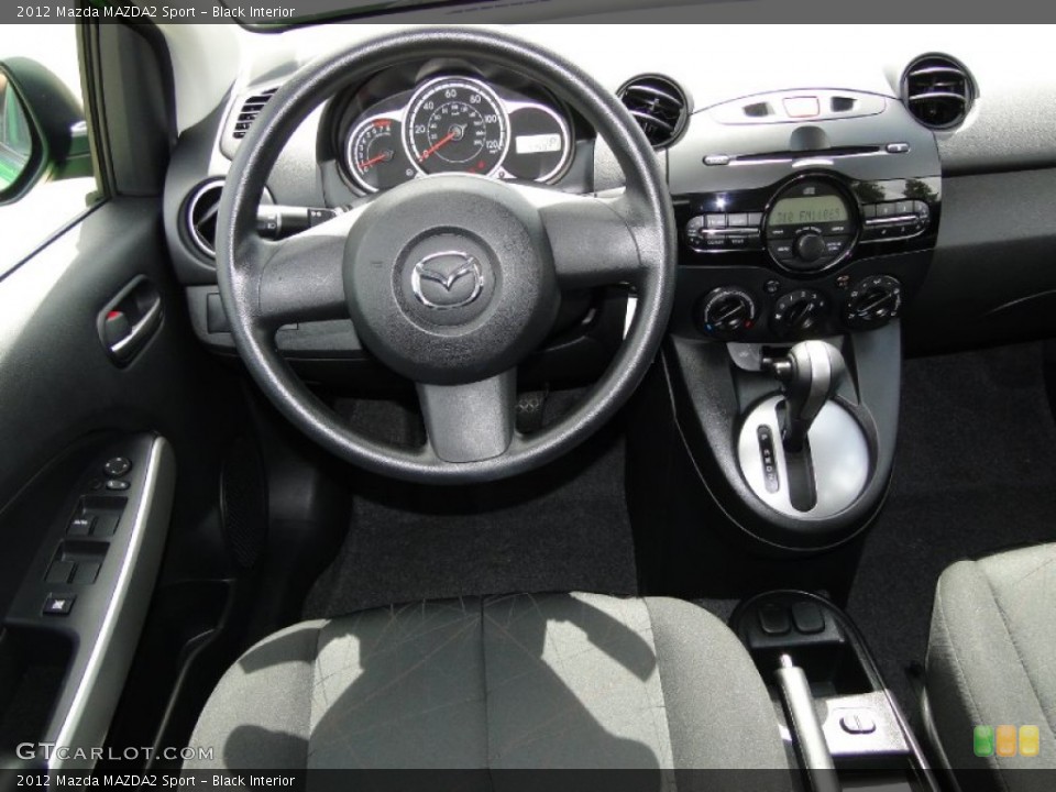 Black Interior Dashboard for the 2012 Mazda MAZDA2 Sport #64796559